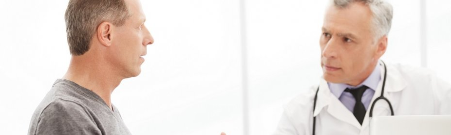 Un bărbat cu prostatită la primirea unui urolog